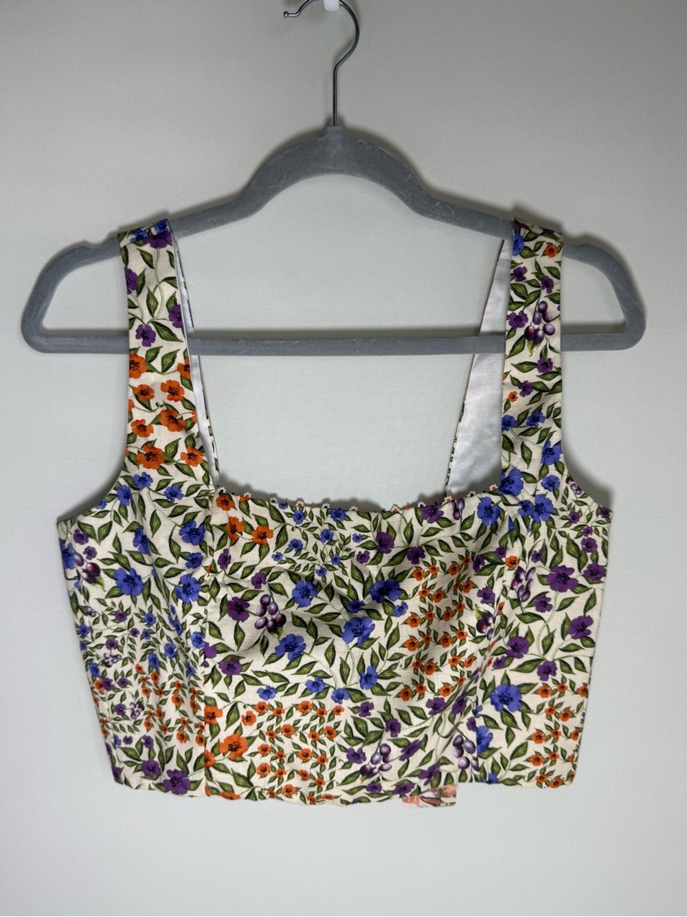 Agua Bedita Kosia Seed crop top • NWT • Women’s large